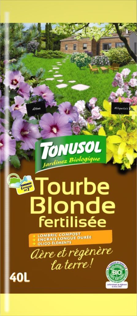 TOURBE BLONDE TONUSOL 40 L